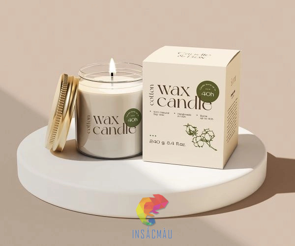 Kiểu thiết kế hộp giấy đựng nến thơm