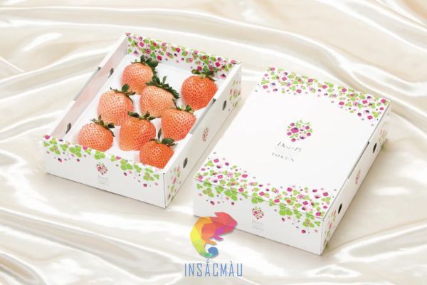 Những loại hộp giấy đựng dâu tây thông dụng