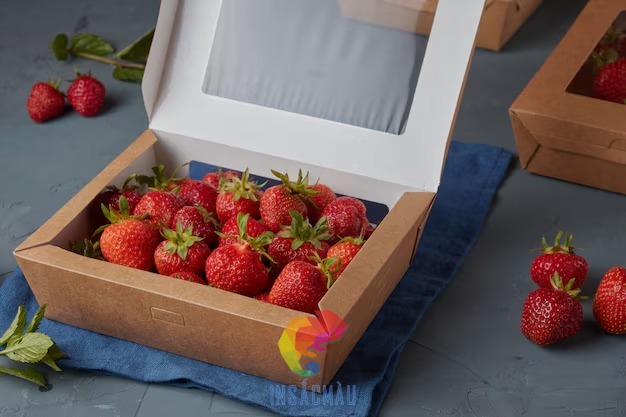 Những loại hộp giấy đựng dâu tây thông dụng