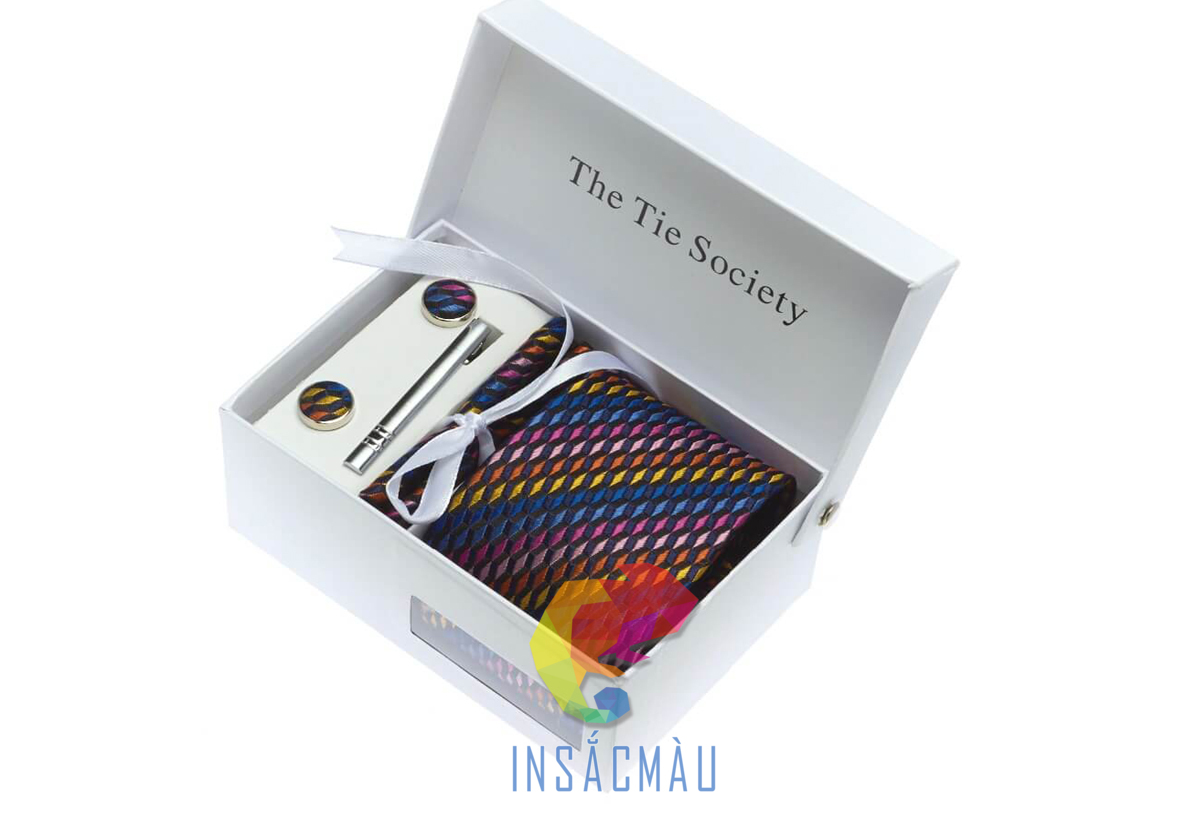 Mẫu hộp đựng cà vạt làm quà tặng