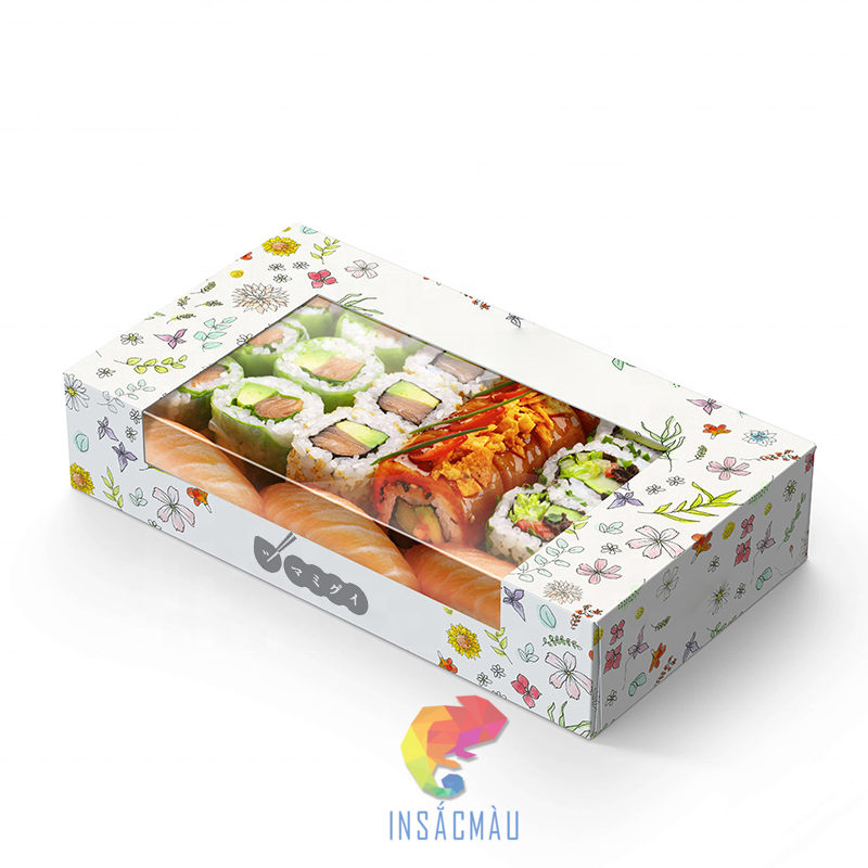 Mẫu hộp đựng sushi thiết kế theo yêu cầu