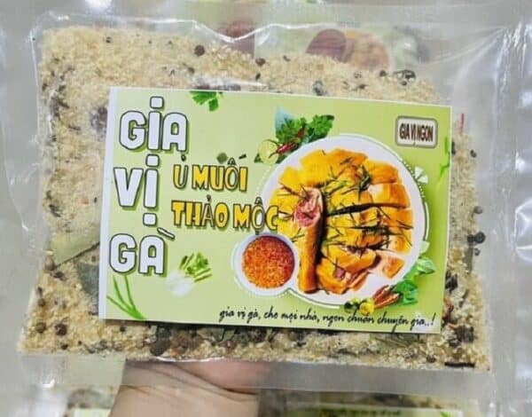 tem gà ủ muối