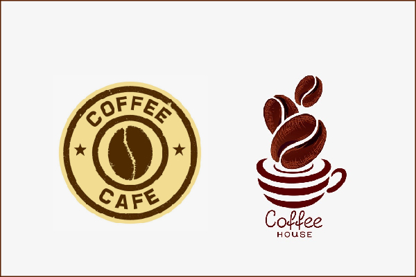 Các mẫu logo hình hạt cà phê - 3