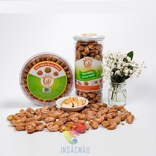 Tem hạt điều nhiều kiểu dáng, mẫu mã