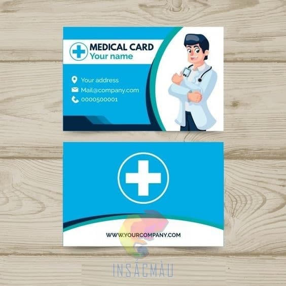 Mẫu card visit bác sĩ - 4