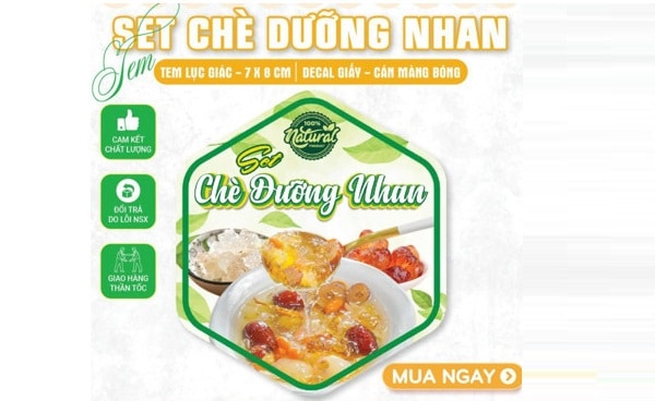 In Tem Chè Dưỡng Nhan