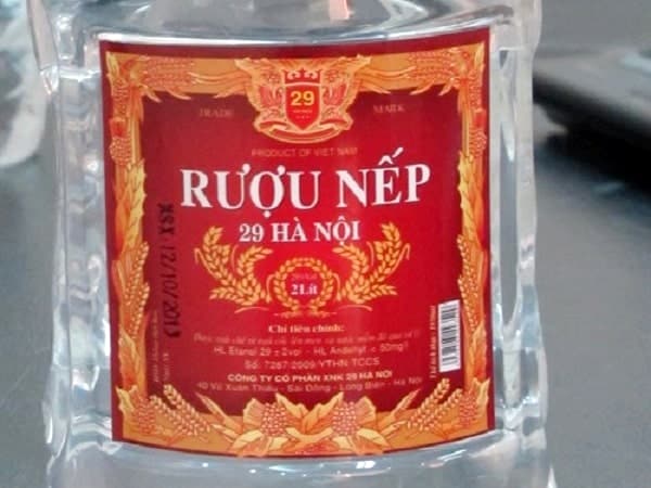 In Tem Nhãn Rượu Nếp