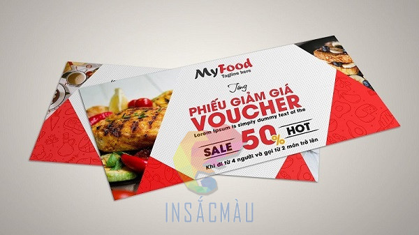 Mẫu voucher nhà hàng - 13