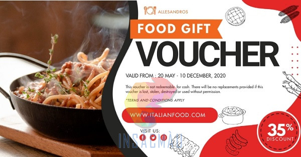 Mẫu voucher nhà hàng - 17