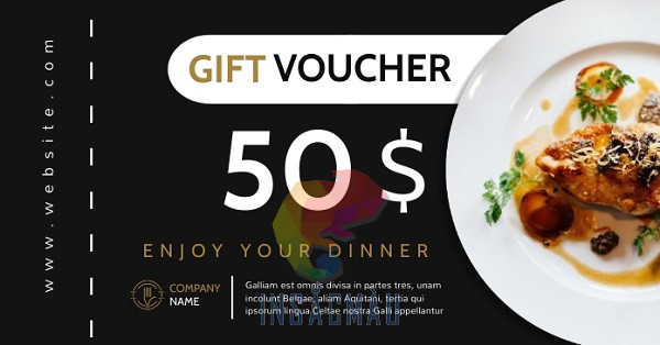 Mẫu voucher nhà hàng - 20