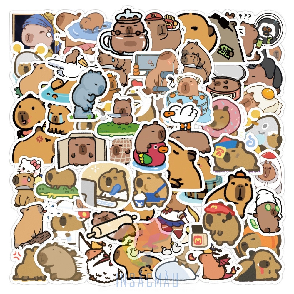 sticker capybara - 16