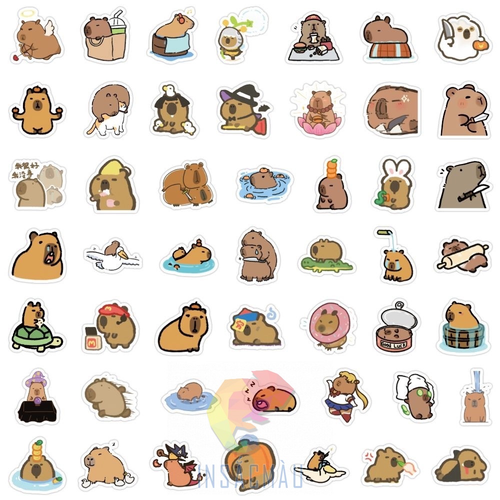 sticker capybara - 18