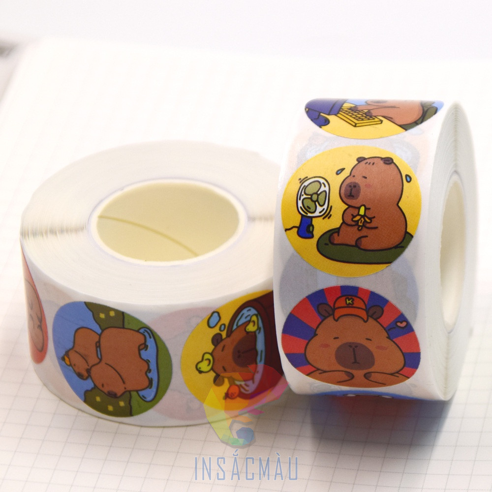 sticker capybara - 23