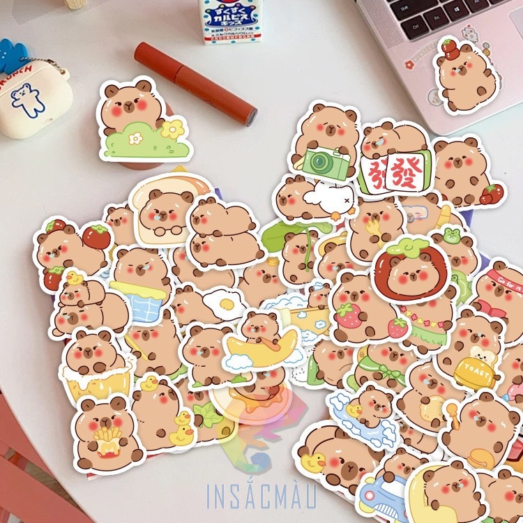 sticker capybara - 2