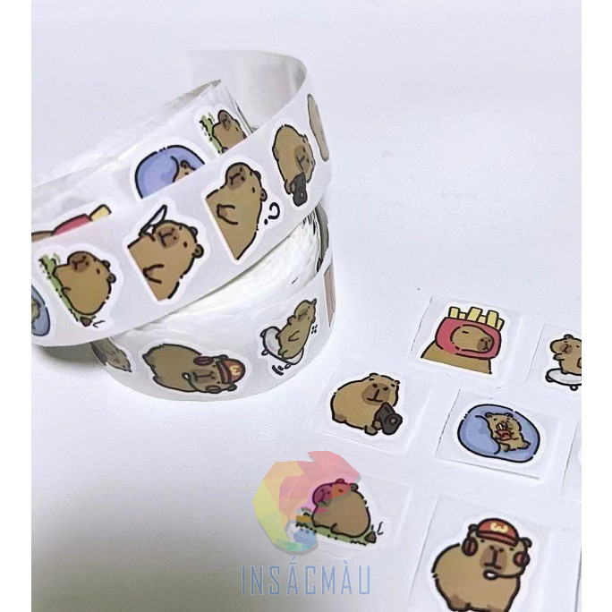 sticker capybara - 50