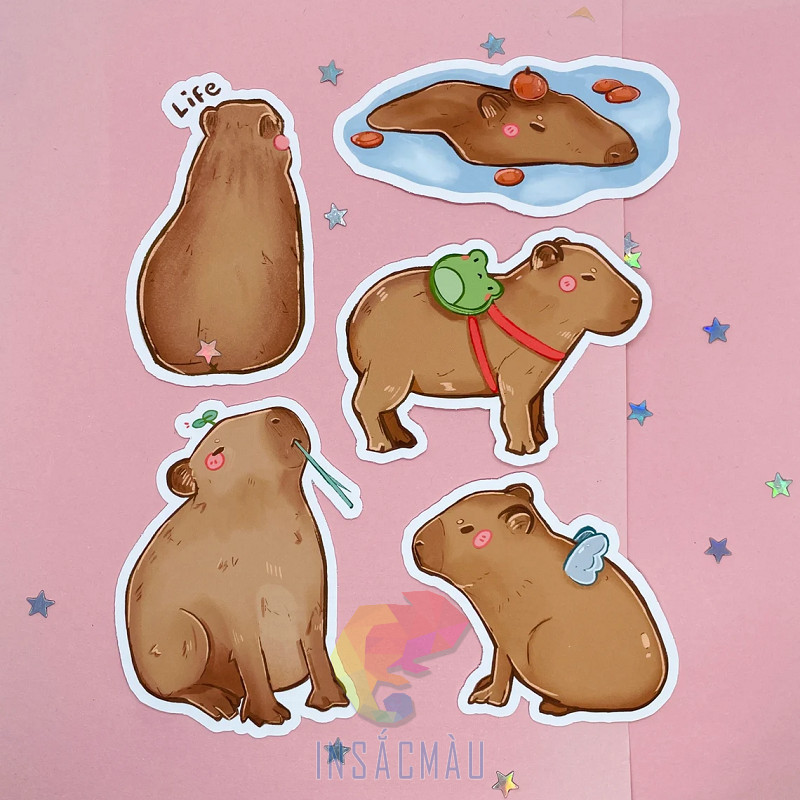 sticker capybara - 53