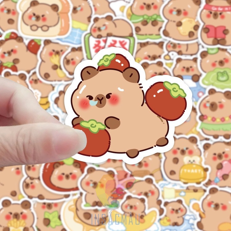 sticker capybara - 1