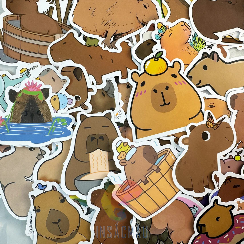 sticker capybara