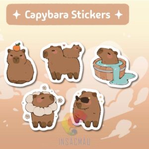 sticker capybara