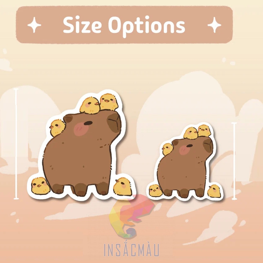 sticker capybara - 70