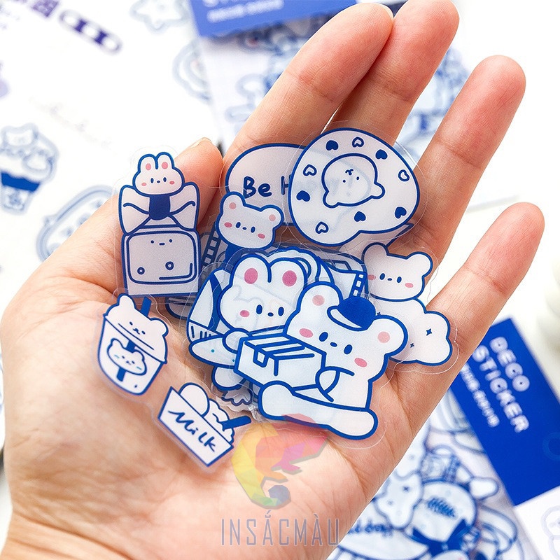 Mẫu sticker gấu béo cute - 17