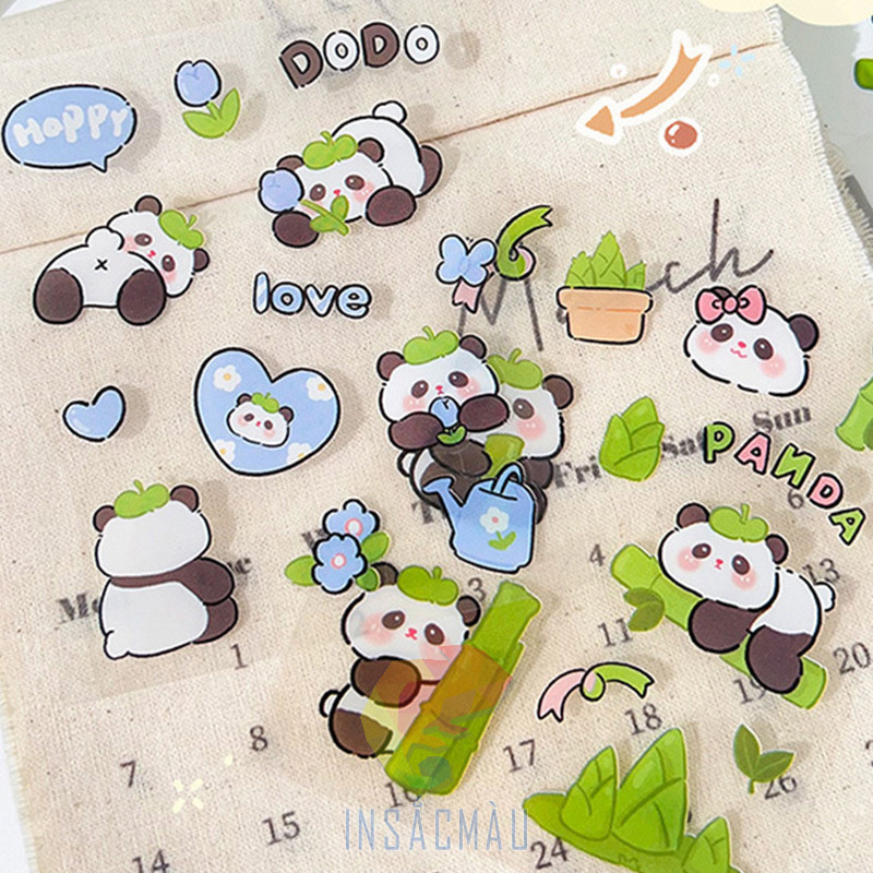 Mẫu sticker gấu béo cute - 23