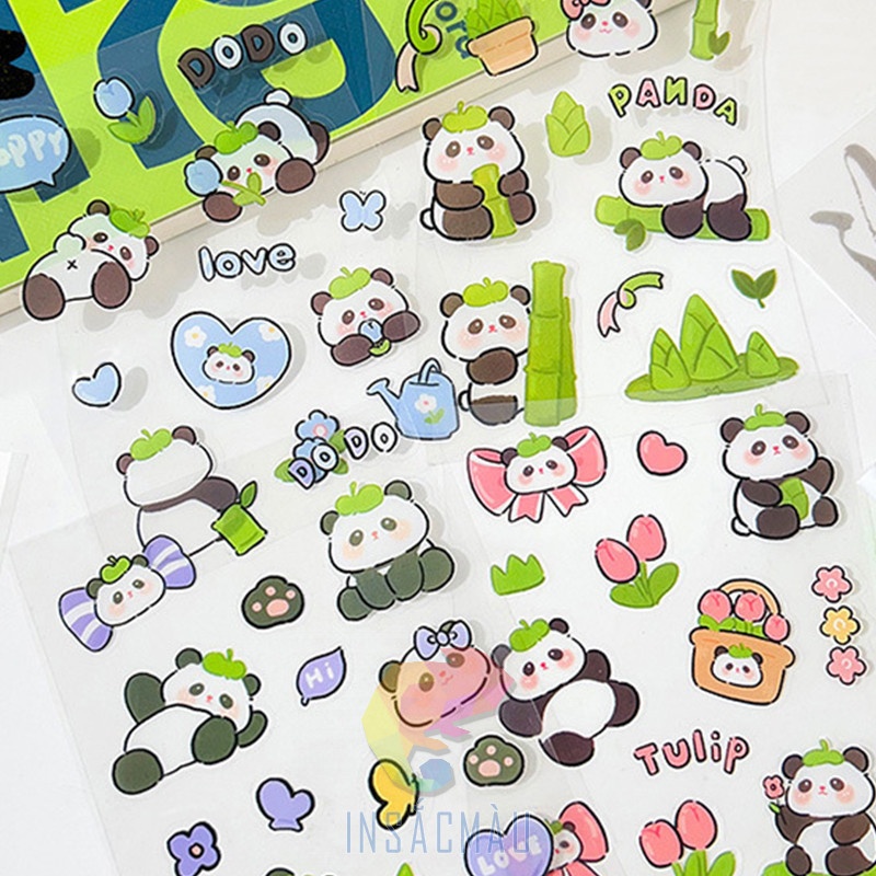 Mẫu sticker gấu béo cute - 24