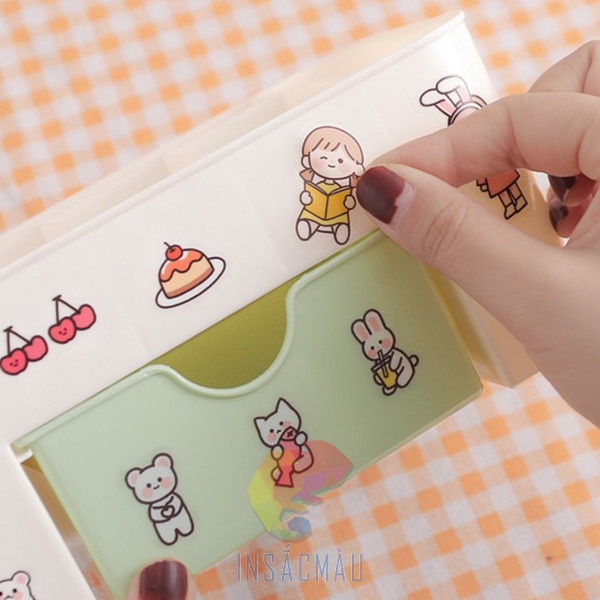 Mẫu sticker gấu béo cute - 29