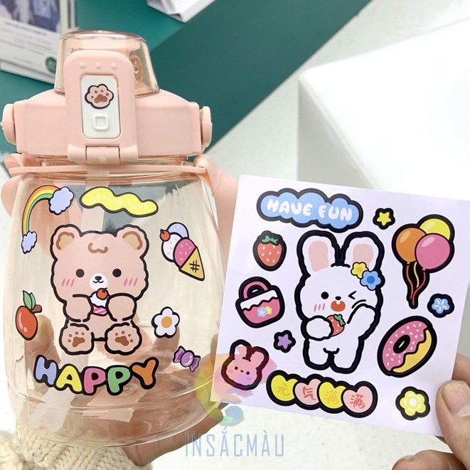 Mẫu sticker gấu béo cute - 34