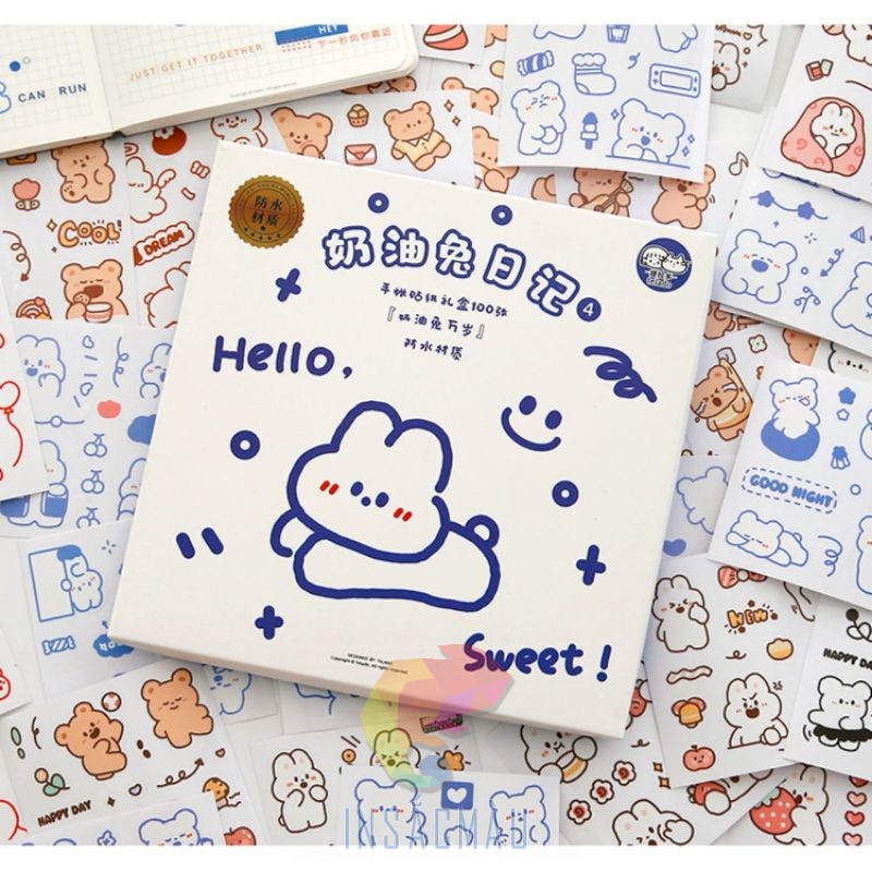 Mẫu sticker gấu béo cute - 38