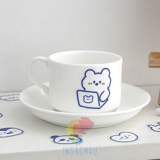 Mẫu sticker gấu cute - 5