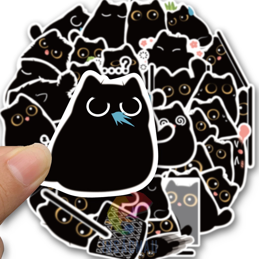 Mẫu sticker mèo cute - 54