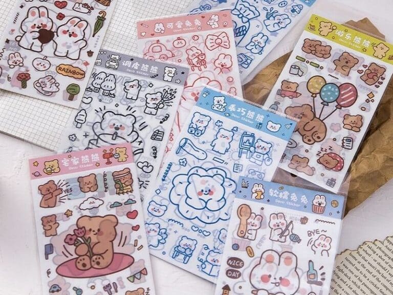 60+ Mẫu Sticker Thỏ Cute, Dễ Thương, Sáng Tạo Nhất - In Sắc Màu