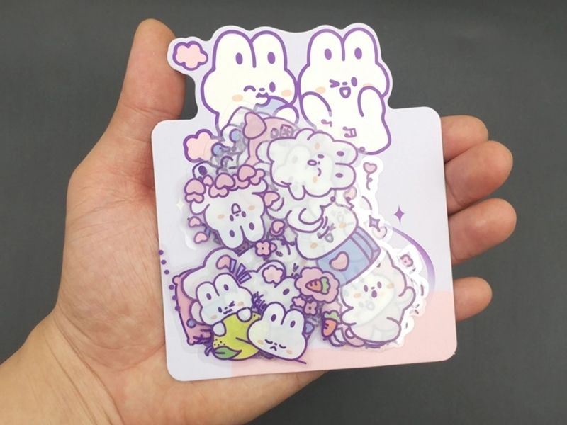 Mẫu sticker thỏ dễ thương - 46