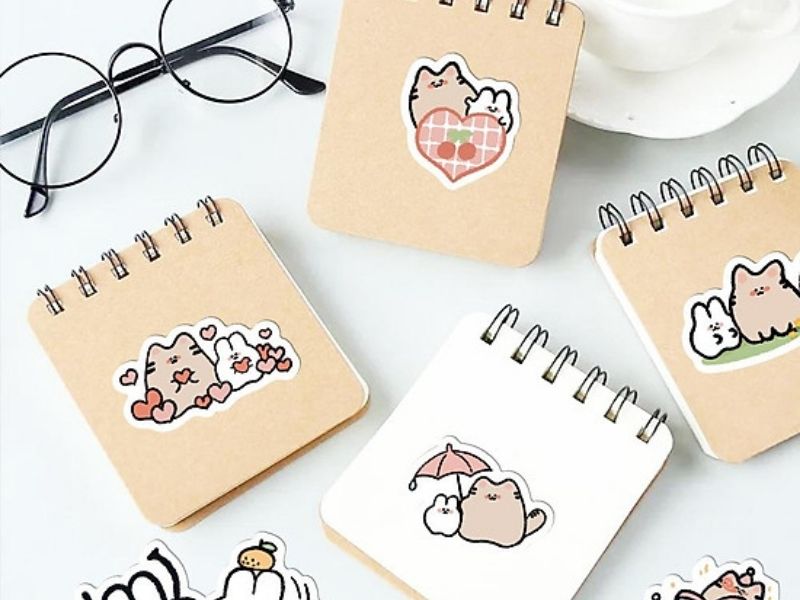 Mẫu sticker thỏ dễ thương - 54