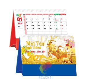 In Lịch Để Bàn