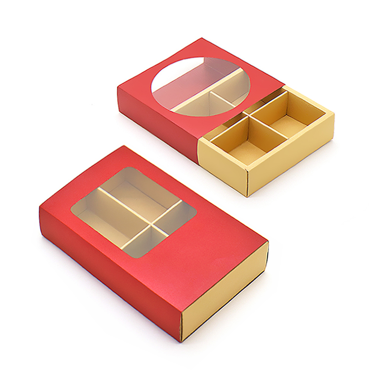 Mẫu hộp giấy cửa sổ dạng ngăn kéo