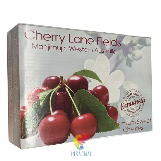 Mẫu hộp đựng cherry thiết kế đơn giản
