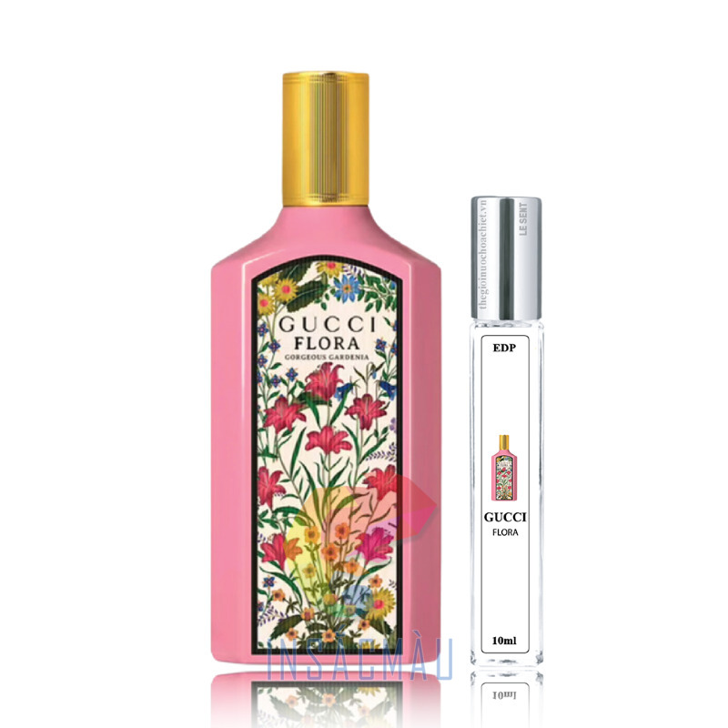 Mẫu tem nhãn nước hoa chiết thiết kế nổi bật