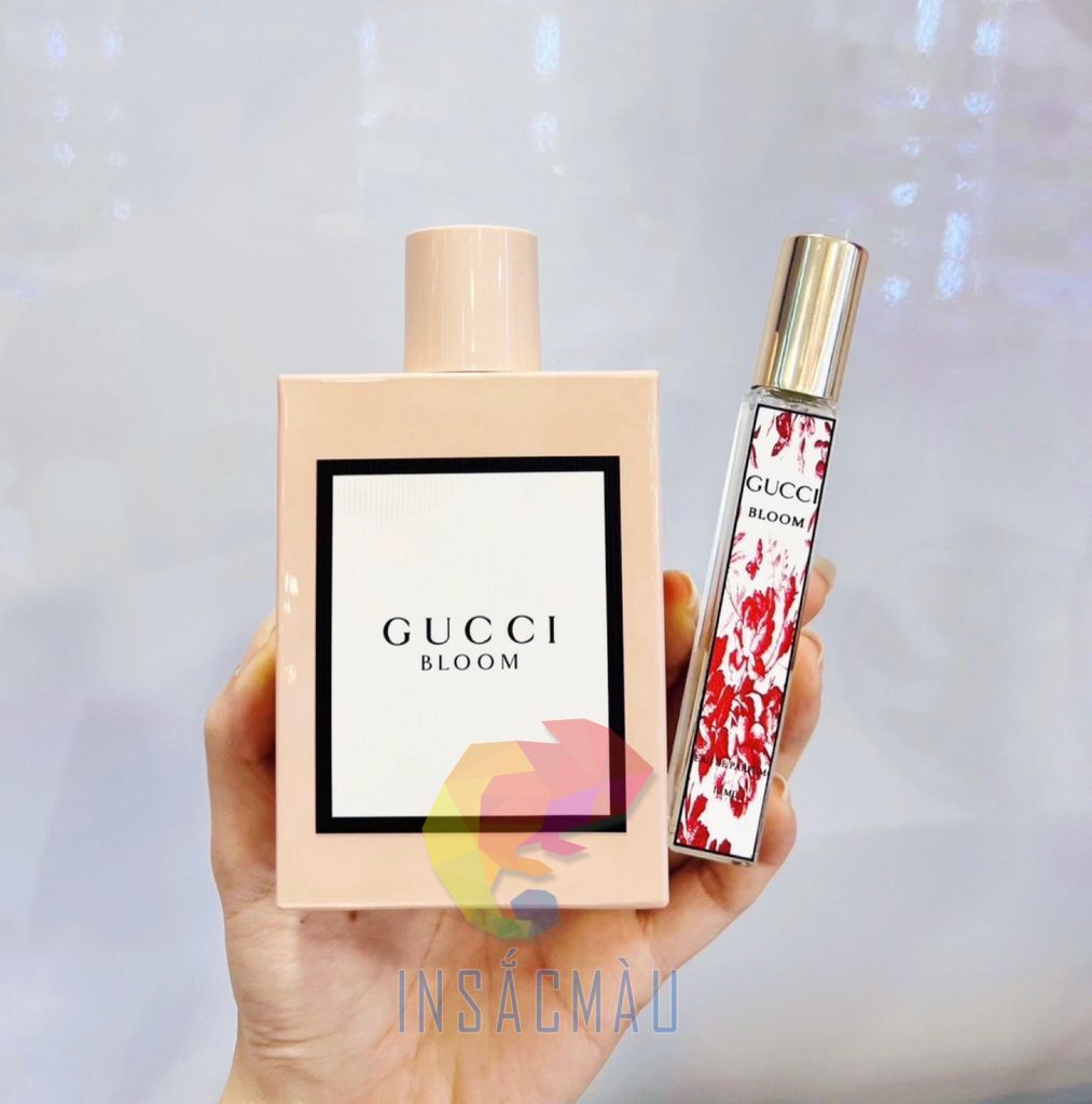Mẫu tem nhãn nước hoa chiết Gucci Bloom