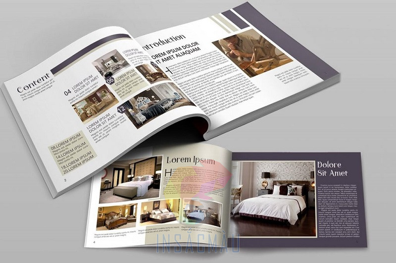 Mẫu catalogue ngành nội thất