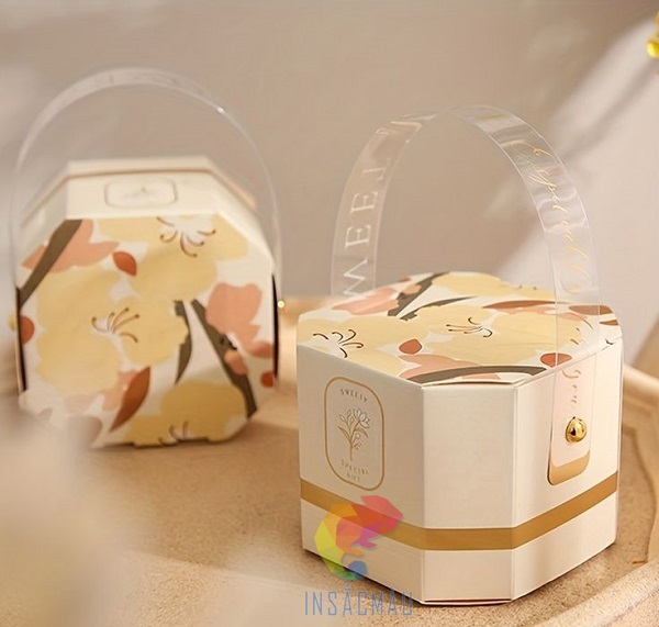 Mẫu hộp giấy đựng quà tặng hình đa giác