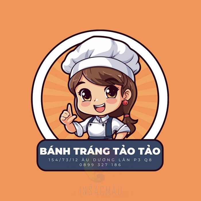 Mẫu logo bánh tráng - 23