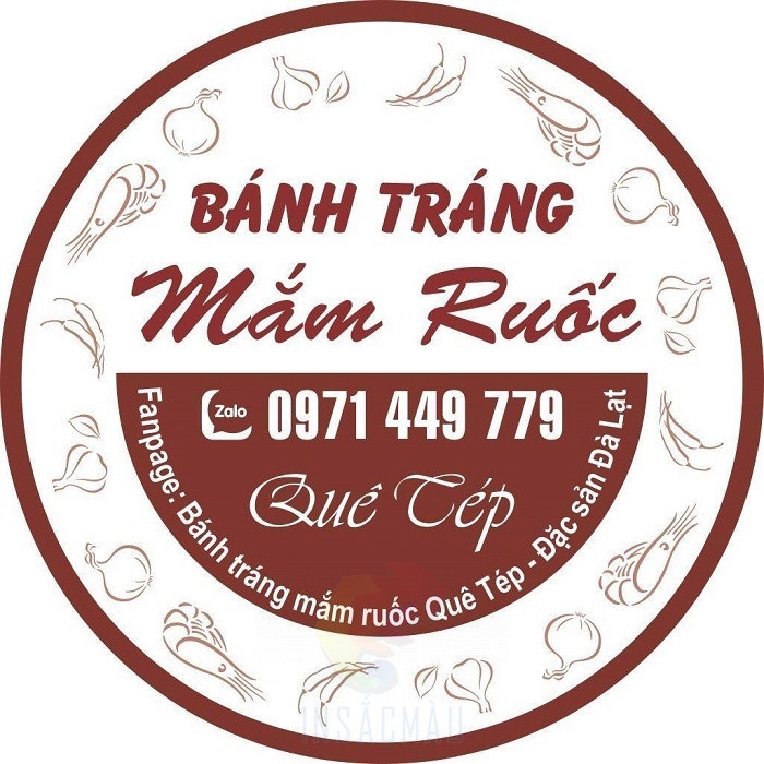 Mẫu logo bánh tráng - 9