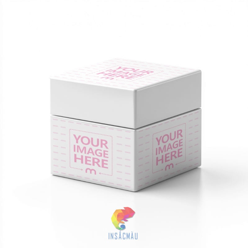 Mẫu hộp giấy cứng đựng kem body