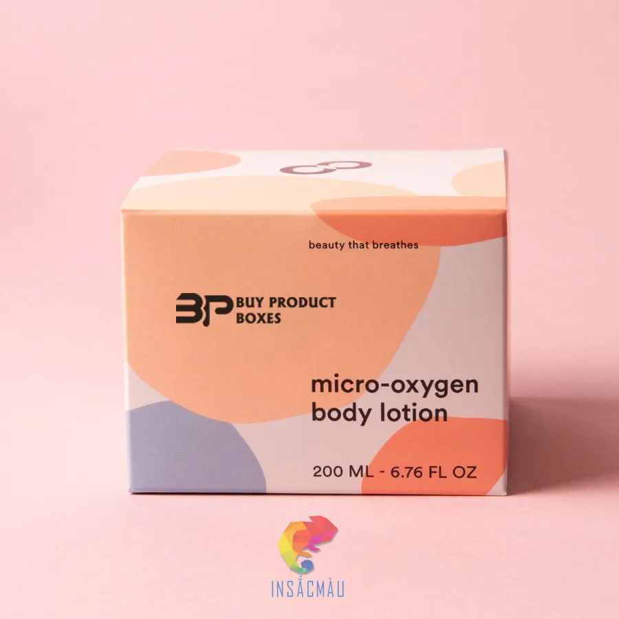 Mẫu hộp giấy đựng hũ kem dưỡng body