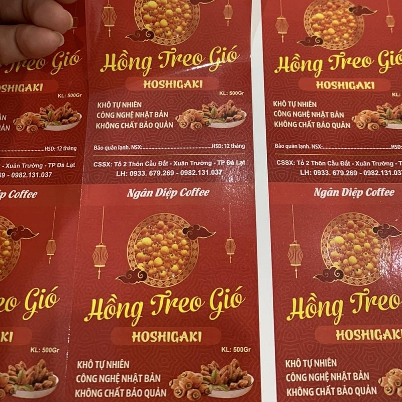 Tem decal dán hồng treo gió - 17