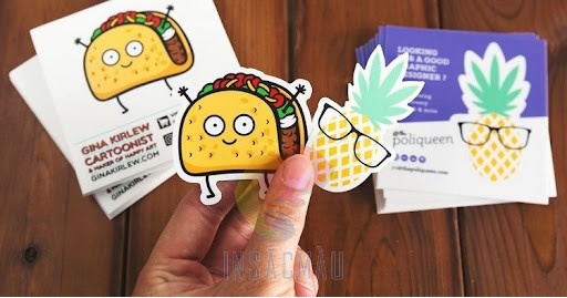 Mẫu die cut hoa quả sáng tạo, độc đáo