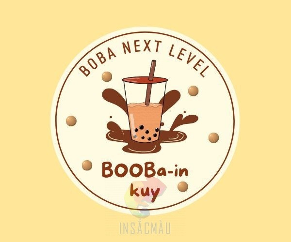 Mẫu logo thương hiệu trà sữa thiết kế đẹp