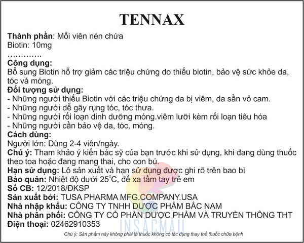Tem nhãn phụ mặt hàng mỹ phẩm nhập khẩu